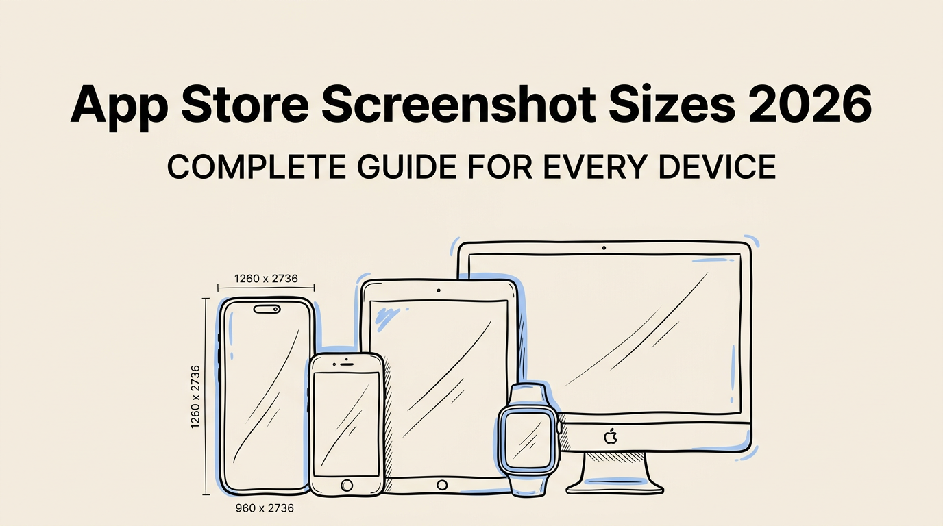 App Store Screenshot Sizes 2026: Complete Guide for Every Device