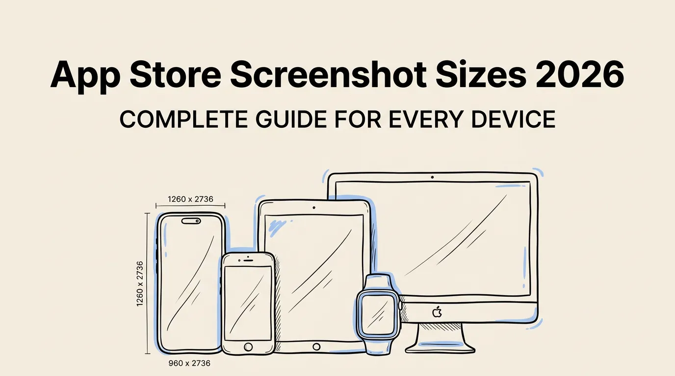 App Store Screenshot Sizes 2026: Complete Guide for Every Device